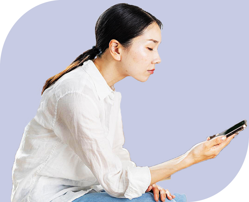 ストレートネックのイメージ